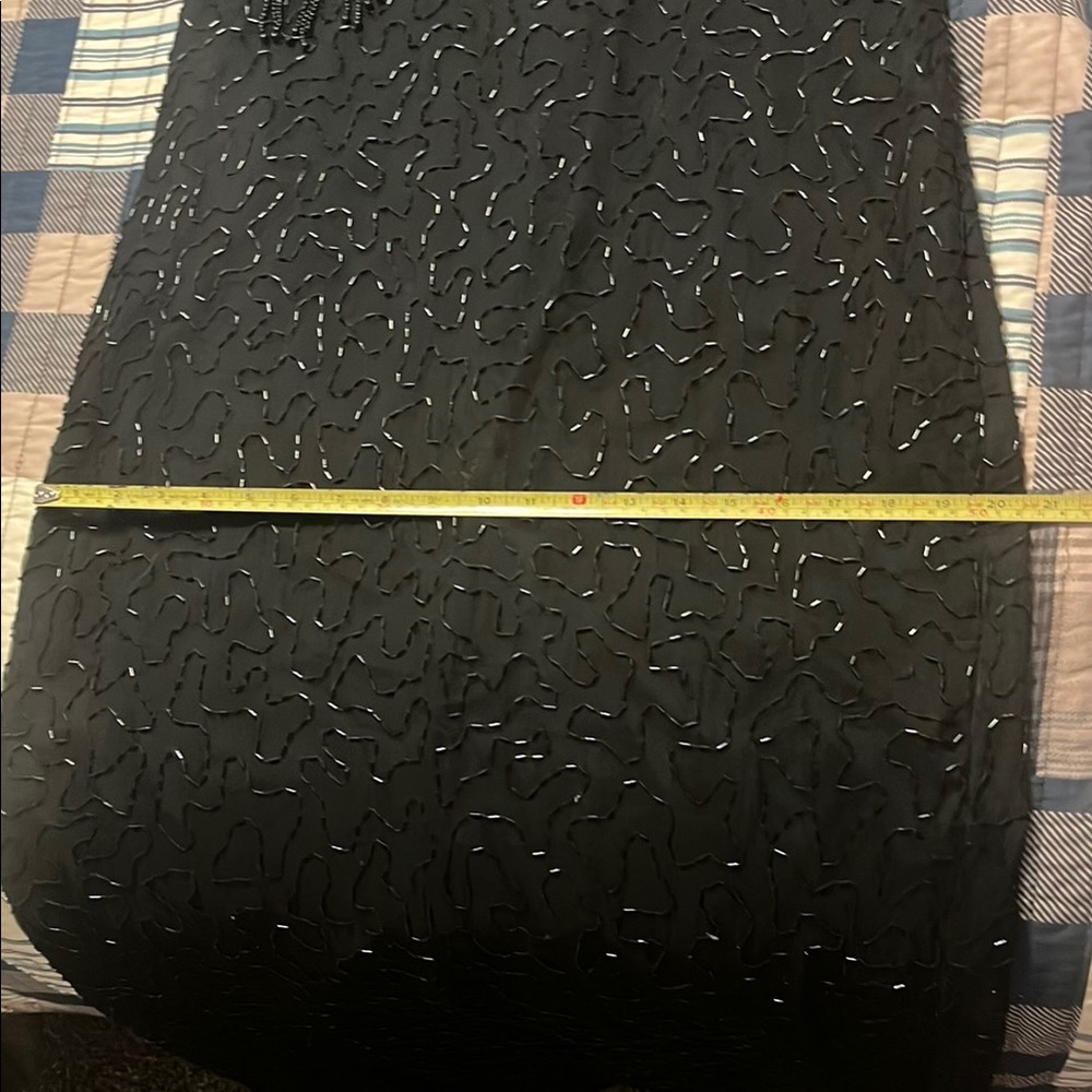 Laurence Kazar Black Sheath Maxi Dress - Picture 10 of 10